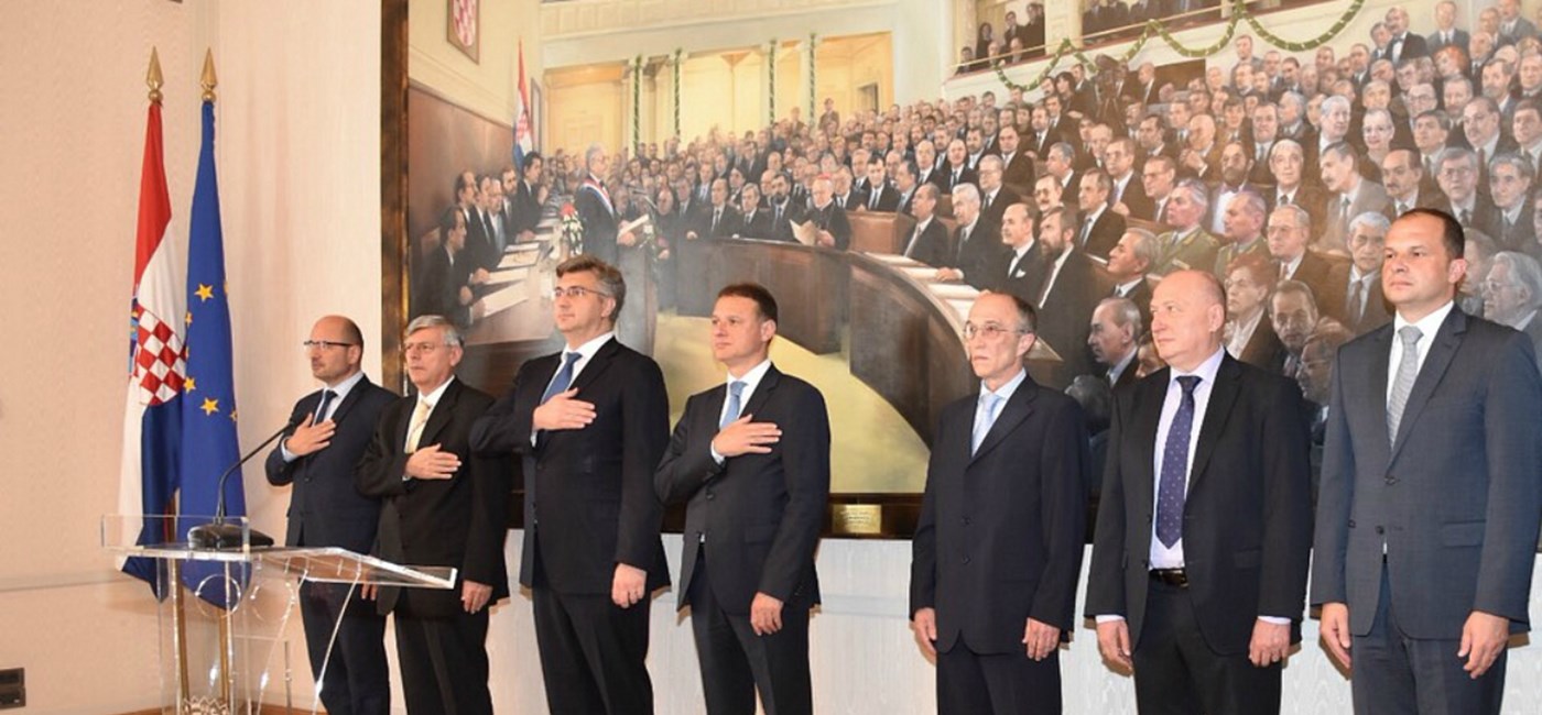 Predsjednik Vlade Andrej Plenković na svečanom primanju u prigodi Dana Hrvatskoga sabora